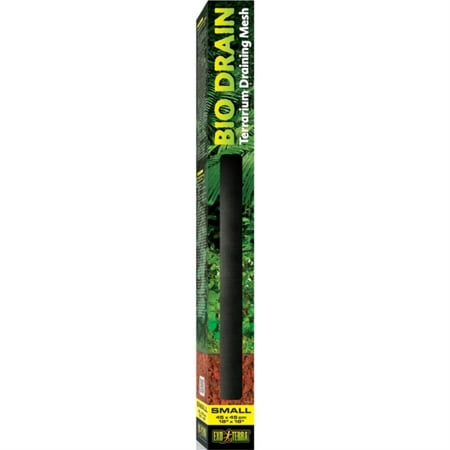 Exo Terra Terrarium Bio Drain Mesh 18x18" PT3132 - Draining Substrate Layer for Bioactive Reptile & Amphibian Habitats