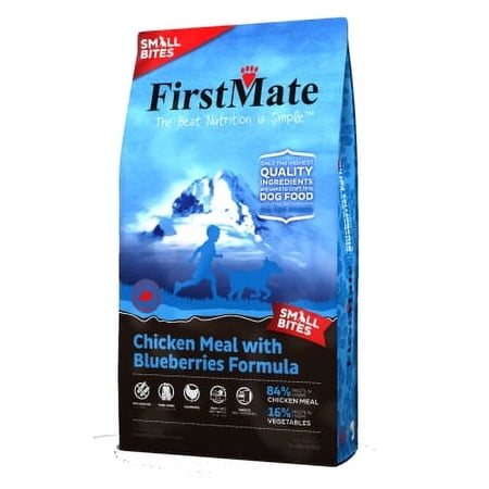 FirstMate Grain Free Chicken & Blueberries Small Bites Dog Food - 14.5 lb Limited Ingredient Diet