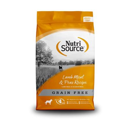 NutriSource Grain Free Lamb Meal & Peas Dry Dog Food - 4 lb Bag