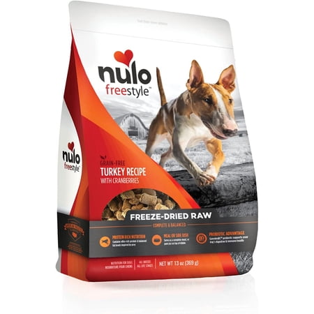 Nulo FreeStyle Freeze Dried Raw Turkey & Cranberries Dog Food, 13 oz