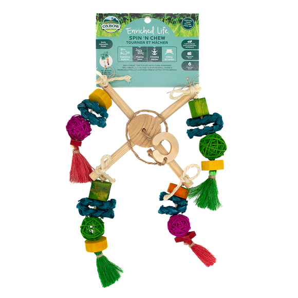 Oxbow Enriched Life Spin 'n Chew Small Animal Toy