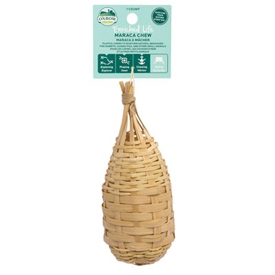 Oxbow Enriched Life Maraca Chew Toy for Small Animals