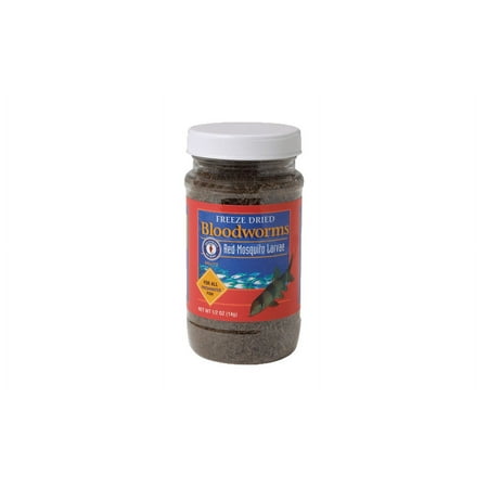 San Francisco Bay Freeze Dried Bloodworms - 0.5 oz - Fish Food