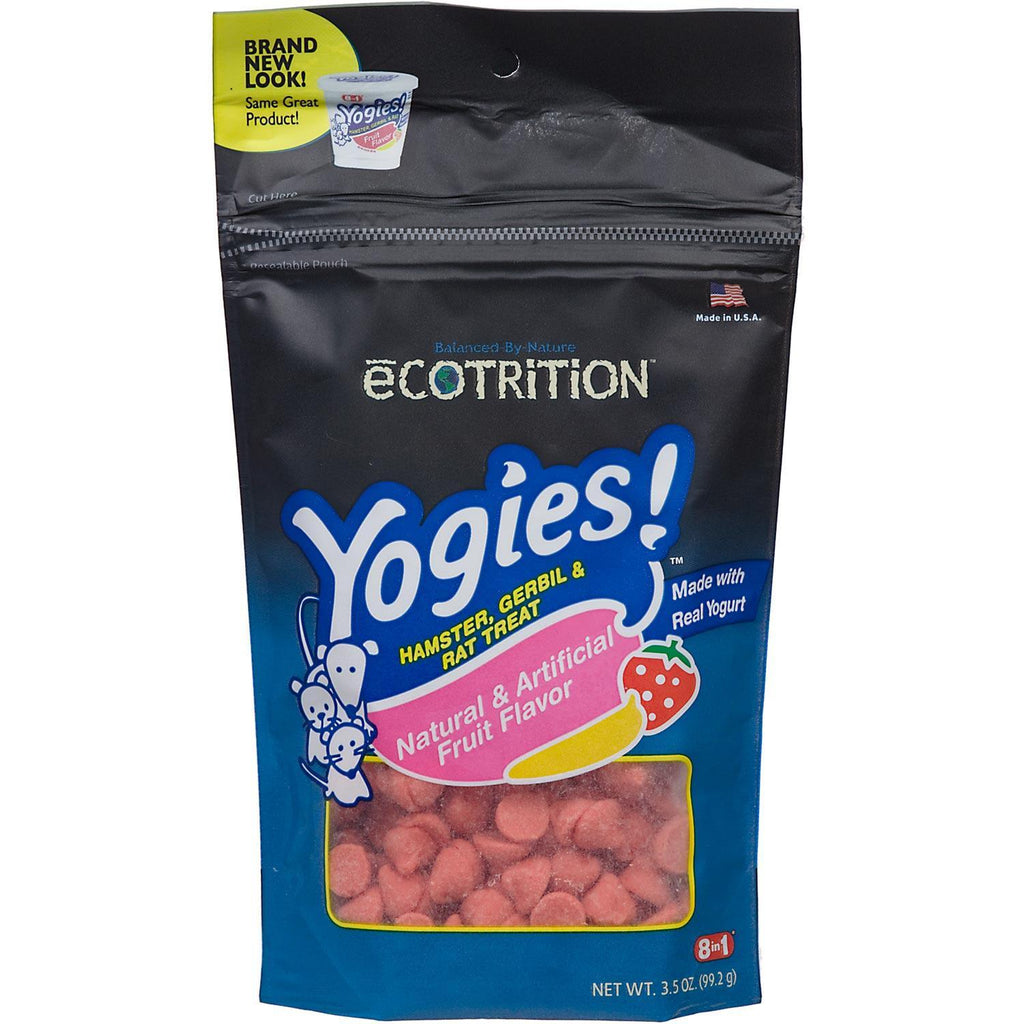 eCOTRITION Yogies Fruit Flavor Treat for Hamsters, Gerbil...