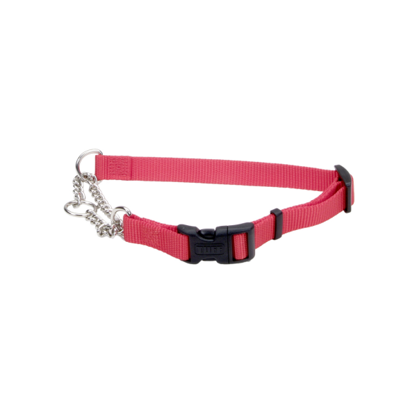 Coastal Adjustable Check Training Dog Collar - Red - 3/4" x 18"-22"