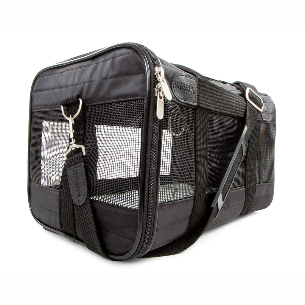 Sherpa Original Deluxe Medium Pet Carrier - Black, Airline Approved