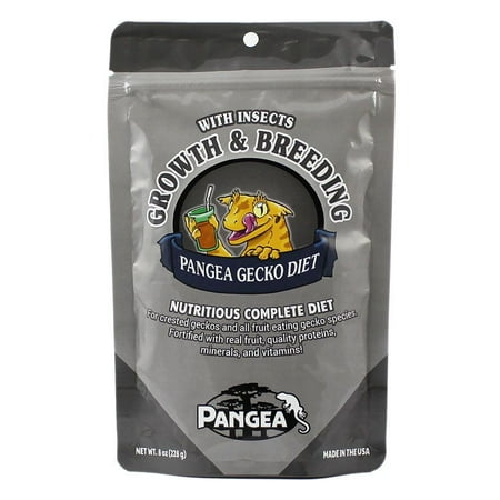 Pangea Gecko Diet - Growth & Breeding Formula - 8 oz - Complete Reptile Food