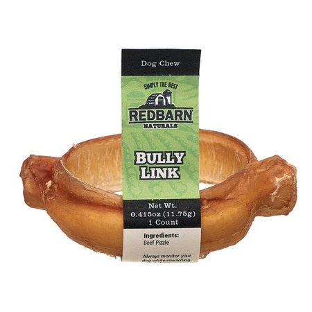 Redbarn Bully Link Dog Treats - Beef Pizzle Chews, Single or 35 Count Box