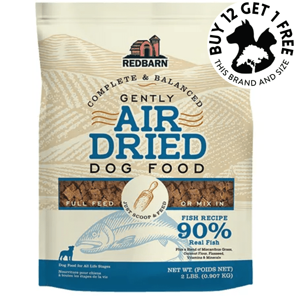 Redbarn Air Dried Fish Recipe Dog Food, 2 lb Bag