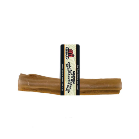 Redbarn Dog Treat Collagen Wrapped Esophagus Stick - Medium Size Dog Chew