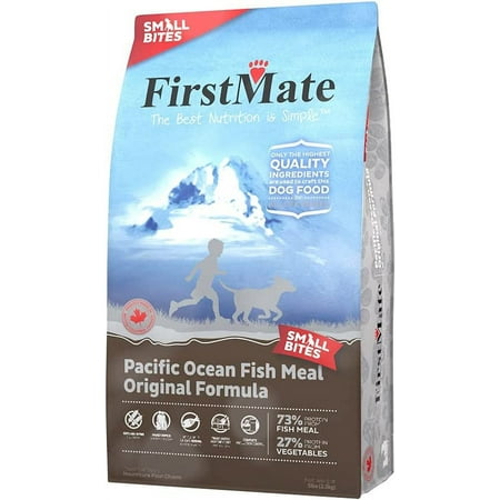 FirstMate Pacific Ocean Fish Small Bites Dog Food, Grain-Free, 5 lb