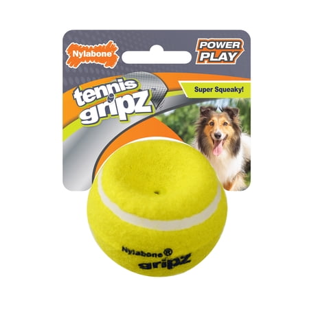 Nylabone Power Play Dog Tennis Ball Gripz Medium/Wolf - U...
