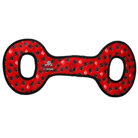 Tuffy No Stuff Ultimate Tug-O-War Red Paw Durable Squeaky...