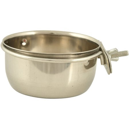 Indipets Stainless Steel Coop Cup with Screw-Nut Holder  ...