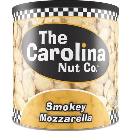 Carolina Nut Co. Smokey Mozzarella Peanuts - 12 oz Can - Gourmet Flavored Nuts