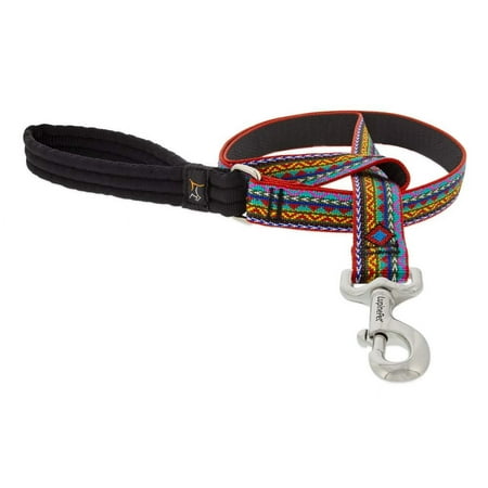 Lupine Dog Leash, El Paso Pattern, 6 ft - Durable Nylon Leash with Padded Handle