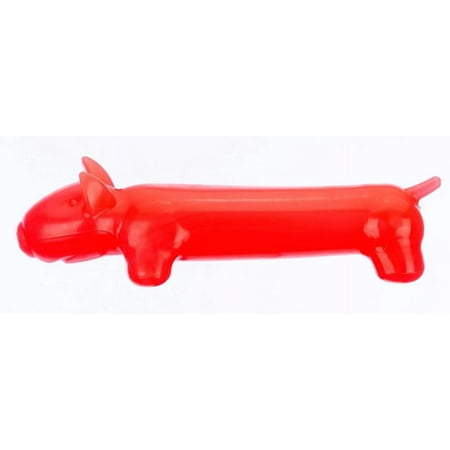 JW Pet Megalast Long Dog Large Dog Toy - Durable Squeaky TPR Chew Toy (Colors Vary)