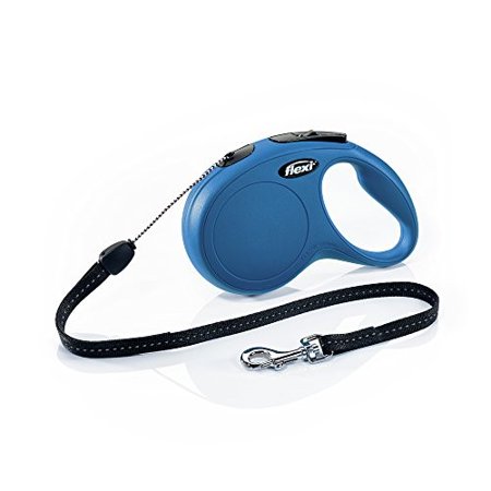 Flexi Classic Cord Retractable Dog Leash w/ Reflective Be...