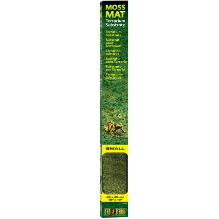 Exo Terra Moss Mat Small - 18" x 18" Natural Terrarium Substrate
