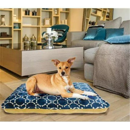 Arlee OrthoLux Bella Orthopedic Dog Mattress - Silver, 45 x 36 x 8 Inch