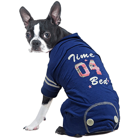 Fashion Pet Athletic PJs - Dog Pajamas, Blue, Medium