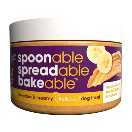 Fruitables K9 Spread Peanut Butter & Banana Dog Treat - 7oz