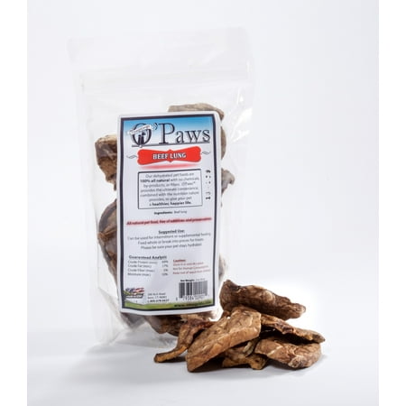 O'Paws by Oma's Pride Beef Lung Chips Dog Treats, 2 oz.