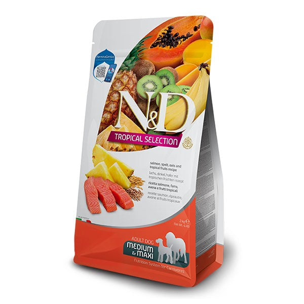 Farmina N&D Tropical Selection Salmon Adult Med/Max Dog Food 10kg / 22lb