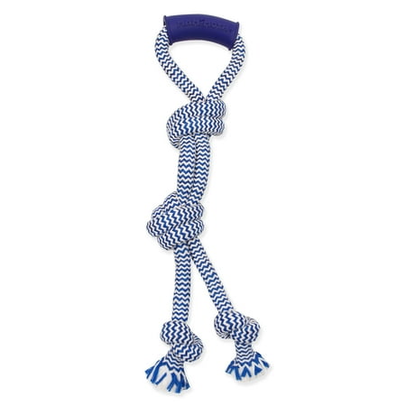 Mammoth Winter Fresh Twin Tug with Handle Dog Toy - 20 inch Rope Tug