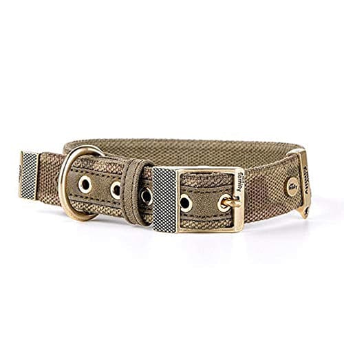 MyFamily West Green Nylon Dog Collar 45x2.8cm, Adjustable, Military/Camouflage Style