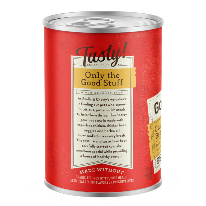 Stella & Chewy's Gourmet Stew Wet Dog Food - Chicken, Carrot & Broccoli - 12.5 oz Can