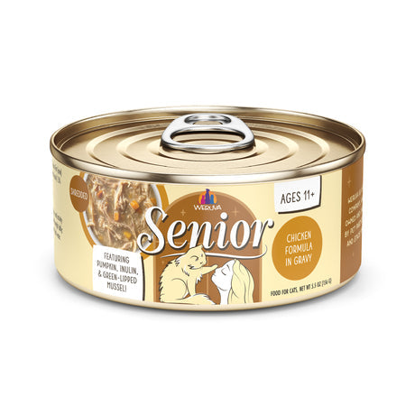 Weruva Senior Chicken Formula in Gravy Wet Canned Cat Food, 5.5 oz Can