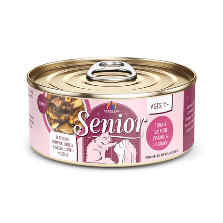 Weruva Senior Tuna & Salmon in Gravy Wet Cat Food - 5.5 oz Can