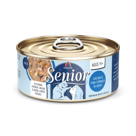 Weruva Senior Chicken & Tuna in Gravy Wet Cat Food - 5.5 oz Can