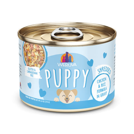Weruva Puppy Chicken & Rice Formula in Gravy Wet Canned Dog Food - 6 oz Can