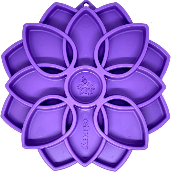 SodaPup Mandala Etray Dog Feeder - Enrichment Toy, Slow Feeder
