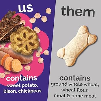 Fruitables Skinny Minis Grilled Bison Flavor Soft & Chewy Dog Treats, 5 oz