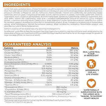 NutriSource Grain-Free Lamb & Pea Dry Dog Food - 12 lb Bag