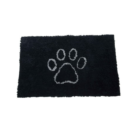 DGS Dirty Dog Doormat - Medium Black - 31" x 20" - Super Absorbent Mud Mat