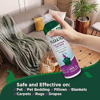 Vet's Best Natural Flea & Tick Easy Spray for Cats - Cotton Spice Scent - 14 oz