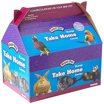 Kaytee Take Home Carrier X-Large - Small Pet Carrier - 11"L x 6"W x 8"H