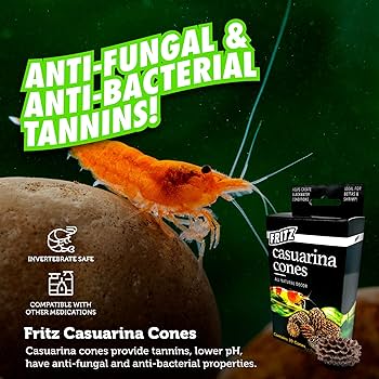 Fritz Casuarina Cones - Aquarium Water Conditioner - 20 Pack