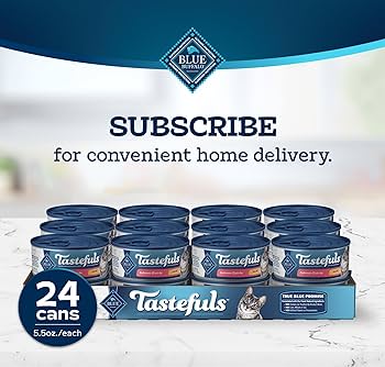 Blue Buffalo Tastefuls Salmon Entrée Pate Wet Cat Food, 5.5 oz Can