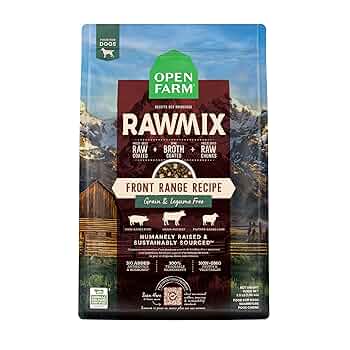 Open Farm RawMix Grain-Free Front Range Recipe Dry Dog Food, Beef, Pork & Lamb, 3.5lb Bag
