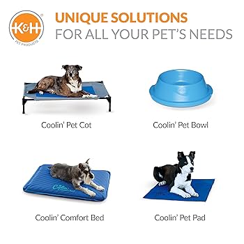 K&H Dog Metal Frame Pool & Pet Bath - Blue - 30" x 42" x 7" Large, Portable