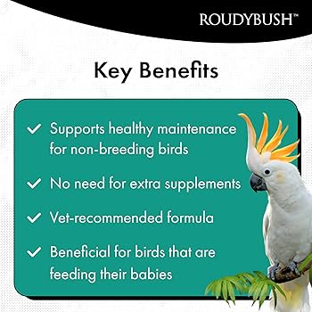 Roudybush California Blend Mini Bird Food Pellets - 10 lb Bag