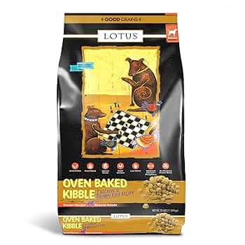 Lotus Oven-Baked Senior Dog Food, Chicken & Rice Recipe, 25 lb Bag