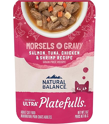 Natural Balance Platefulls Indoor Chicken & Chicken Liver Cat Food, 24 x 3 oz Pouches