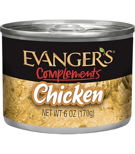 Evanger's Grain-Free Chicken Wet Dog & Cat Food, 6 oz Can