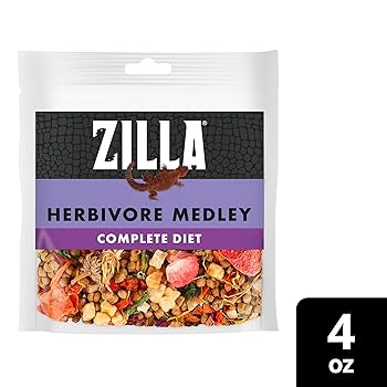 Zilla Herbivore Medley Complete Reptile Diet, 4 oz